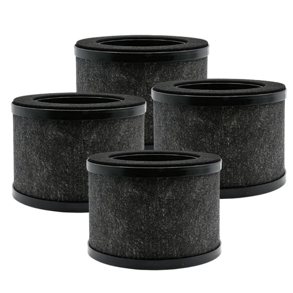 Nispira TZ-K1 3-in-1 True HEPA Activated Carbon Filter Replacement Compatible with ToLife TZ-K1 Air Purifier AROEVE MK01 MK06 Air Purifiers , 4 pack
