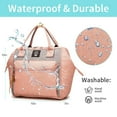 thumbnail image 5 of Diaper Bag, Baby Diaper Bags, Mini Diaper Tote and Portable Crossbody Backpack with Insulated Pocket with Handle Adjustable Shoulder Strap for Mom or Dad, Wear-Resistant(Blue), 5 of 7