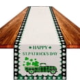 thumbnail image 5 of Chemin de Table pour la Saint-Patrick, Chemin de Table Simple et Généreux Résistant à la Graisse, 1x Chemin de Table en Liquidation, 5 of 5