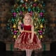 thumbnail image 5 of Vestido CMMCHAAH para niñas, Navidad, color burdeos, de 2 a 3 años, 5 of 5