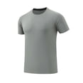 thumbnail image 5 of Jerdar Men’s Muscle Fit Gym T-Shirt, Stretchy Workout Tee with Curved Hem, Athletic Slim Fit Short Sleeve, 5 of 6