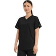 thumbnail image 6 of Cherokee Workwear Revolution Unisex Scrubs Top 1 Pocket V-Neck, Plus Size, WW625, 4XL, Black, 6 of 10