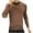 A01-Coffee, variant on USNSM Men's Casual Plus Size Slim Fit Elbow Patches Knitted Sweater Fashion Versatile Base Shirt Round Neck Long Sleeve Pullover Knitwear Yellow M