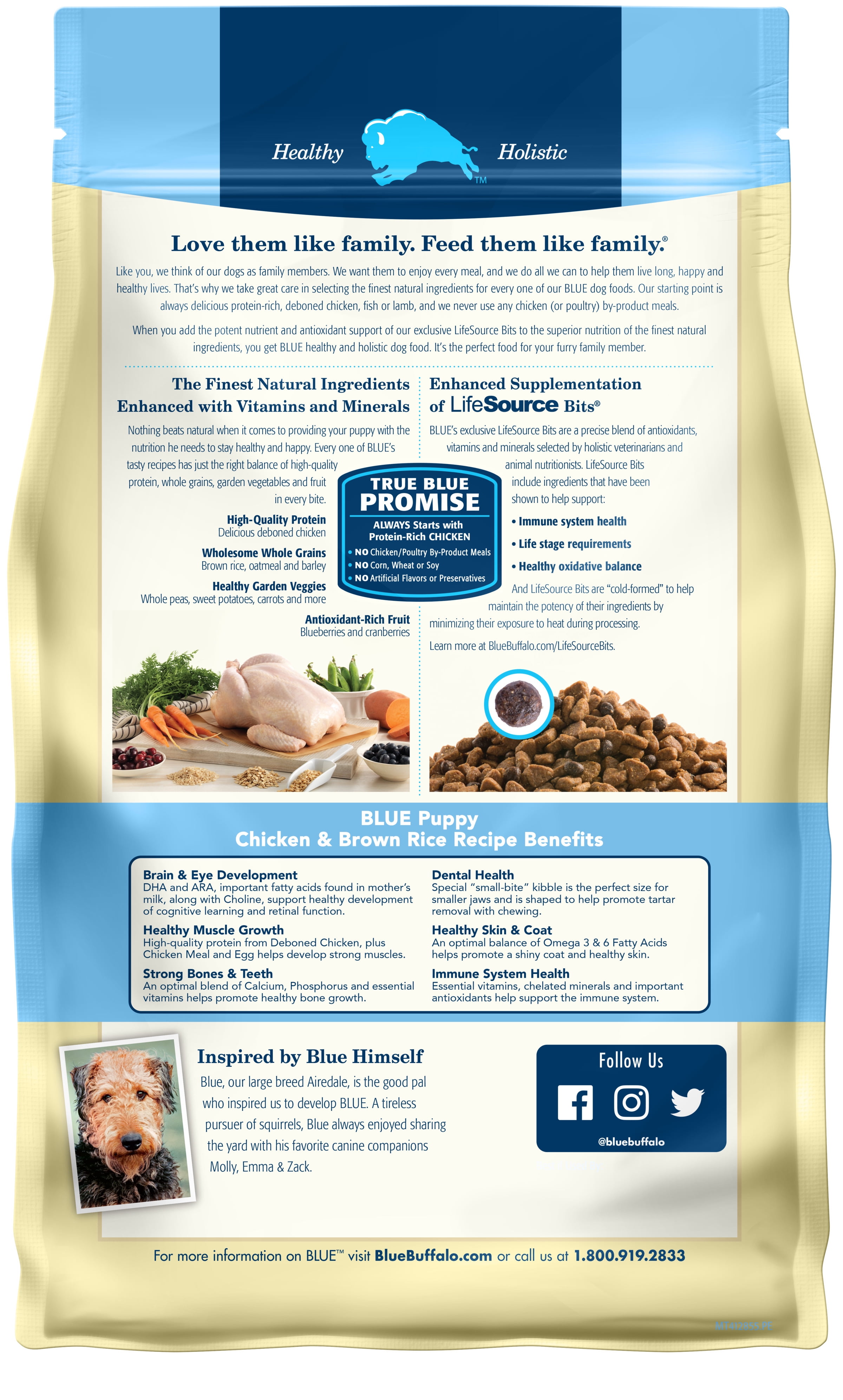 Blue buffalo top puppy food ingredients
