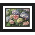 thumbnail image 1 of Strube, Ling 18x15 Black Ornate Wood Framed with Double Matting Museum Art Print Titled - Summer Garden, 1 of 4