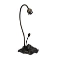 thumbnail image 2 of 16" High Pink Tiffany Pond Lily Accent Lamp, 2 of 7