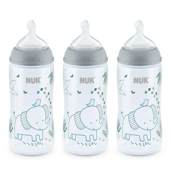 NUK Smooth Flow Anti-Colic Bottles, 3x10oz Bottles