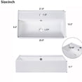 thumbnail image 3 of Environmentally - friendly Ceramic | Bathroom Vanity Sink | Natural and Non - toxic, 3 of 3