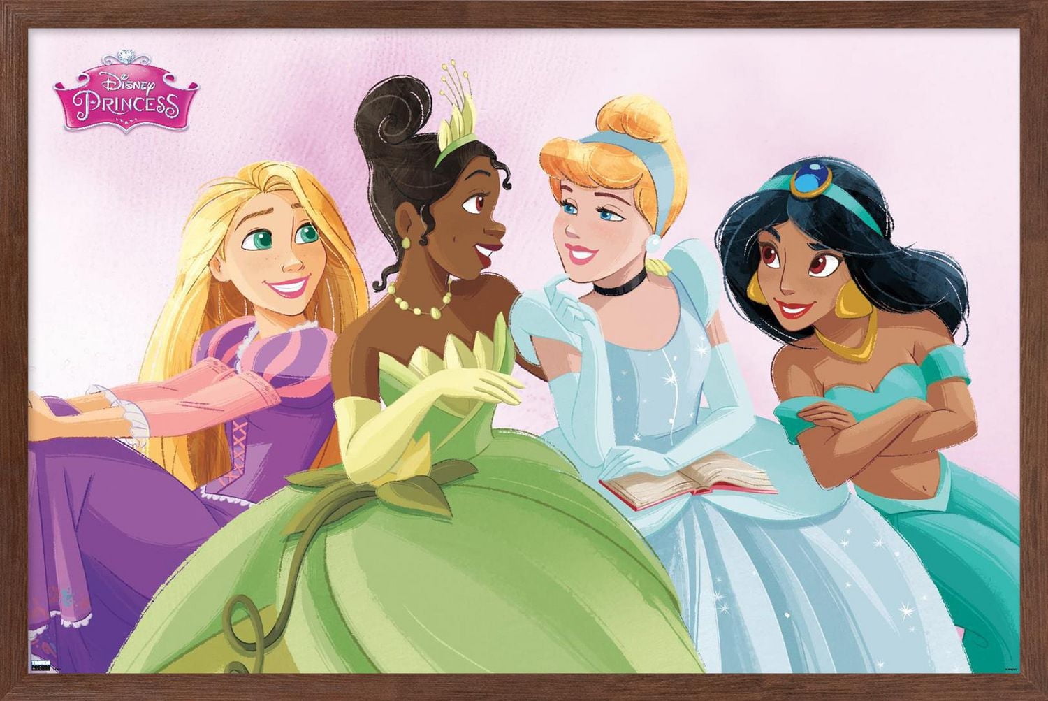 Disney Ultimate Princess Celebration - Group Wall Poster, 22.375" x 34" Framed