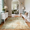 thumbnail image 4 of Toyoso Serene Sage Green Area Rug - 3x5 Modern Abstract Silicone Carpet, Earthy Watercolor Pattern, Machine Washable Rug for Kitchen & Home Office, 4 of 9