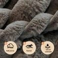 thumbnail image 2 of Plush sofa blanket throw, 1/2/3/4 seater sofa cover L shape, non-slip washable universal couch cover corner sofa, fuzzy sofa blanket throw blanket protective blanket, 2 of 6