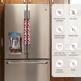 thumbnail image 2 of Refrigerator Door Handle Covers Set of 2, Rose Adjustable Non Slip Fridge Handle Covers, Appliance Handle Covers for Dishwasher Cuteness Oven Kitchen Decor, 2 of 6