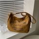 thumbnail image 1 of Bolso de mano portátil de gran capacidad para primavera y verano, bolso de lona coreano para mujer, bolso para debajo del brazo, bolso de hombro con texto, 1 of 6