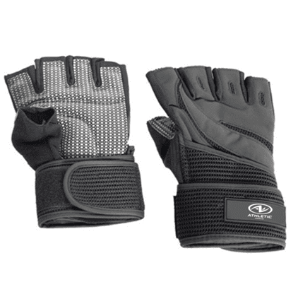 Athletic Works Classic Wrist Wrap Weight lifting Gloves M/L