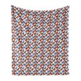 thumbnail image 1 of Butterfly Soft Flannel Fleece Throw Blanket, Detailed Drawing of Colorful Butterflies Pattern Winged Insect, Cozy Plush for Indoor and Outdoor Use, 70" x 90", Multicolor, by Ambesonne, 1 of 6