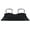 Black, variant on 42*128cmCar Trunk Sleeping Mattress Flannel Foldable Outdoor Camping Trunk Travel Bed For Five-seater Motor Vehicle