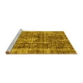 thumbnail image 2 of Ahgly Company Machine Washable Indoor Square Persian Yellow Bohemian Area Rugs, 8' Square, 2 of 4