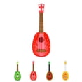 thumbnail image 2 of destyer Fruit Children Small Guitar Toy Baby Play Music Ukulele Educational Learning Musical Instrument ToyColor 4, 2 of 8