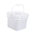 thumbnail image 2 of Cubo cuadrado para almacenamiento de alimentos, práctico, resistente, portátil, versátil con asa, cubo de pintura para pintura del hogar y la cocina 8L, 2 of 8