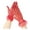 Red_One Size, variant on HUANLEDASH 1 Pair Women Prom Gloves See-through Lace Bow Rhinestone Decor Hollow Out Fishnet Ruffle Edge Thin Full Finger Performances Bride Wedding Glove