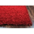 thumbnail image 3 of Gatney Rugs Peninsula Shag Area Rug KM2310 Red Lustrous Single-Color 5' x 7' Rectangle, 3 of 3