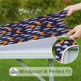 thumbnail image 6 of Dark Blue Moon Cloud Star Pattern Square Fitted Tablecloth with Elastic Edge,Square Table Cover,Washable Elastic Table Cover for Home Kitchen Party Decor 34"x34", 6 of 6