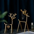 thumbnail image 4 of Maoww Jewelry Storage Rack Large Capacity Multifunctional Display Stand Delicate Decoration Organizer Household Living Room Deer Jewelry rack Small, 4 of 6