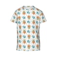 thumbnail image 4 of Wukai Sea Turtle Youth Unisex Short Sleeve T-Shirt for Boys, Girls, Teens, and Kids-Medium, 4 of 7