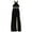 Black - blackpeach, variant on Blondie Nites Womens Embellished Cutaway Shift Gown Dress, Black, Juniors, 1