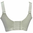 thumbnail image 2 of BIMEI Women Mastectomy Bra Breast Prosthesis with Pockets Wirefree Comfort Plus Size Everyday Bra 2451,Green,34, 2 of 6