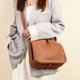 thumbnail image 4 of Bolso Hombro Casual JShteea Cuero PU Marrón, 4 of 7
