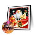 thumbnail image 3 of Peinture Diamant Ronde Père Noël 30*30cm, 3 of 10