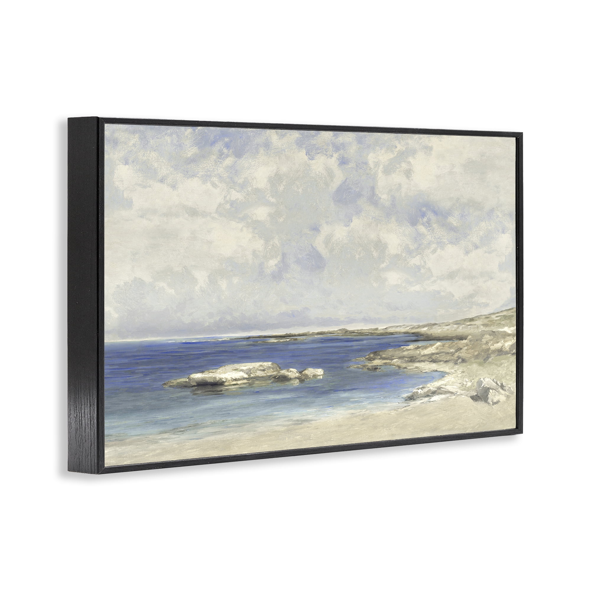 Stupell Industries Pond At Morning Black Framed Giclee Art, design by Christy McKee