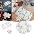 thumbnail image 2 of Christmas Snowflake Baking Pan DIY Flower Shaped Silicone Cake & Chocolate for Home Baking, 2 of 8