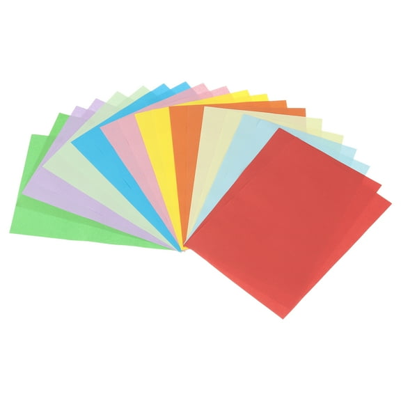 Uxcell Color Cardstock, Origami Cardstock Paper Sheets for Printing, DIY Drawing, Art Crafts Supplies. 10 Assorted Color