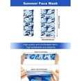 thumbnail image 4 of Summer Bandana UV Protection Face Cover Neck Gaiter Scarf and Ice Silk Cooling Arm Sleeves With Thumb Holes, 4 of 5