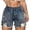 Light Blue, variant on Swim Shorts Women Casual Ripped High Waist Fashion Distressed Plus Size Shorts for Women,Light Blue,S