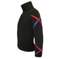 thumbnail image 2 of Criss Cross Fleece Ice Skating Jacket Purple/Fucshia XJ811, 2 of 3