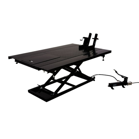 Black Widow Extra-Wide Air or Hydraulic Motorcycle/ATV Lift Table