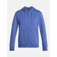 thumbnail image 6 of Athletic Works Men's and Big Men's Zip Up Fleece Hoodie Sweatshirt, Sizes XS-5XLT, 6 of 6