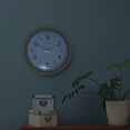 thumbnail image 2 of La Crosse Clock 10 Inch Night Vision White Silent Quartz Analog Clock, 404-4525, 2 of 6