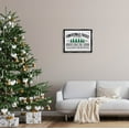 thumbnail image 2 of Stupell Industries Christmas Trees Vintage Sign Graphic Art Jet Black Floating Framed Canvas Print Wall Art, Design by Lettered and Lined, 2 of 8