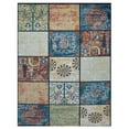 thumbnail image 3 of RUGSOTIC CARPETS MACHINE MADE HEATSET POLYPROPYLENE AREA RUGS - 4'x6', Rectangle Shape, Multicolor Color, Contemporary Modern Design, High Pile Machine Made Area Rugs for Living Room (M00049), 3 of 5