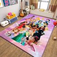 thumbnail image 1 of Disney Princess Girls' Floor Rug Soft Door Mat Anti-slip Living Bedroom Carpet, 1 of 3