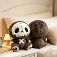 thumbnail image 4 of Halloween Skeleton Sloth Decor Plush Doll for Gothic and Spooky Home Accents - 8.7 Inch Soft Toy for Halloween Party and Indoor Decoration, 4 of 5