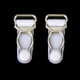 thumbnail image 4 of 10 Ganchos de Jarretera Hugo Liguero Clips para Medias Color Blanco Niquelado Tamaño 33 x 15 mm, 4 of 10
