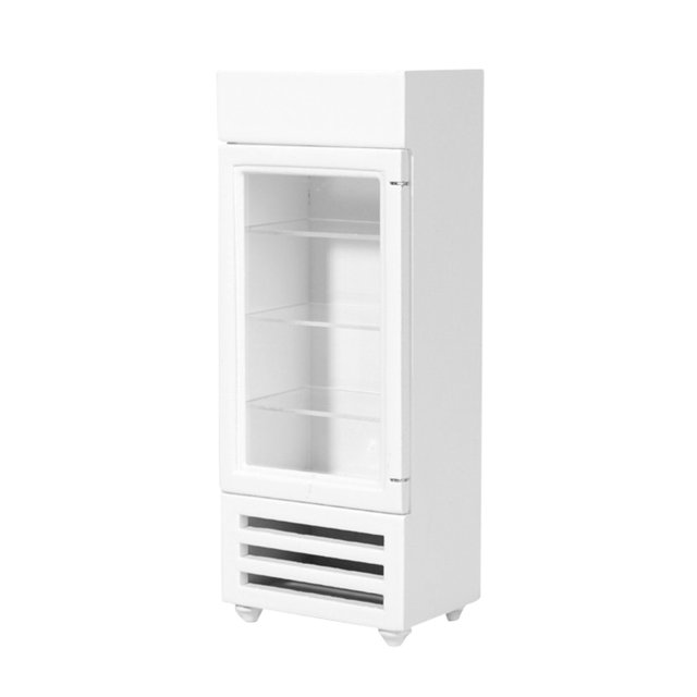 1/12 Mini congelador vacío DIY Craft Model Collection para niños niñas (blanco) Tmvgtek libre de BPA