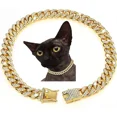 thumbnail image 1 of Collar Para Perro, Gato, Cadena Cubana, Con Diamantes, Caden, 1 of 8