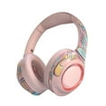 thumbnail image 3 of Inteprter Inalámbrico Bluetooth-compatibilidad 5.1 Auriculares Cancelación de ruido Computadora Manos libres Juego de llamadas Auriculares con Cables de audio/vídeo Rosado, 3 of 6