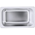 thumbnail image 5 of 6 Pack 1/4 Size Stainless Steel Steam Hotel Pan 10.4x6.3x6in Commercial Steam Table Pan Catering Food Service Pan for Party, Kitchen, Restaurant, Hotel, 5 of 8